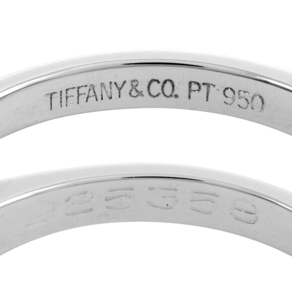 TIFFANY Authentic Silver Diamond Ring - Picture 4 of 7